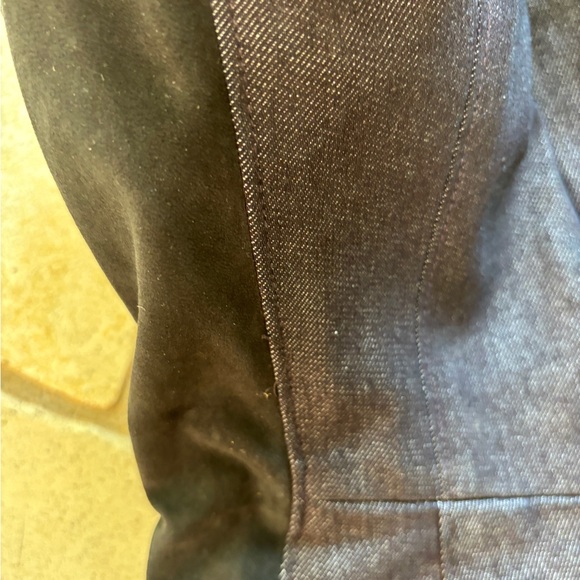 Gorgeous Rag’n’Bone strapless denim dress with suede sides, and pockets - Picture 5 of 9